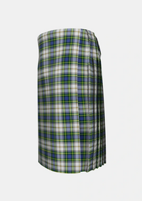Traditional_Gordon_Dress_4_Tartan_347_kilt_left_image_with_pleated_design_and_adjustable_buckles_for_men