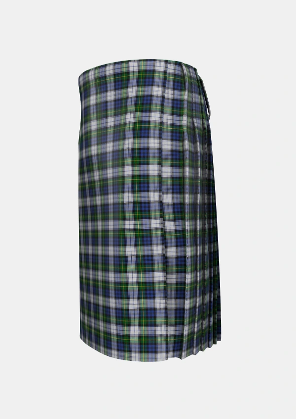 Traditional_Gordon_Dress_Original_Tartan_1782_kilt_left_image_with_pleated_design_and_adjustable_buckles_for_men