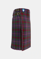 Traditional_Gordon_Red_Tartan_652_kilt_right_image_with_pleated_design_and_adjustable_buckles_for_men