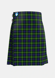 Traditional_Gordon_of_Esselmont_Tartan_215_kilt_front_image_with_pleated_design_and_adjustable_buckles_for_men