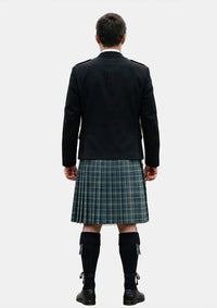 Traditional_Gorman_Blue_Tartan_10390_Kilt_and_Argyle_Jacket_Kilt_Outfits_back_image