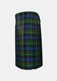 Traditional_Gow_Hunting_2_Tartan_1893_kilt_left_image_with_pleated_design_and_adjustable_buckles_for_men