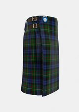 Traditional_Gow_Hunting_2_Tartan_1893_kilt_right_image_with_pleated_design_and_adjustable_buckles_for_men