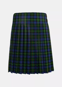 Traditional_Gow_Hunting_Tartan_1588_kilt_back_image_with_pleated_design_and_adjustable_buckles_for_men