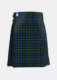Traditional_Gow_Hunting_Tartan_1588_kilt_front_image_with_pleated_design_and_adjustable_buckles_for_men