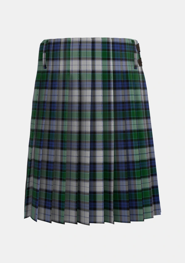 Traditional_Graham_Dress_Tartan_1787_kilt_back_image_with_pleated_design_and_adjustable_buckles_for_men
