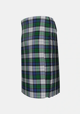 Traditional_Graham_Dress_Tartan_1787_kilt_left_image_with_pleated_design_and_adjustable_buckles_for_men