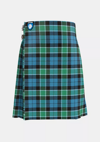 Traditional_Graham_of_Menteith_Ancient_Tartan_kilt_front_image_with_pleated_design_and_adjustable_buckles_for_men