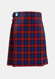 Traditional_Graham_of_Menteith_Red_Tartan_1053_kilt_front_image_with_pleated_design_and_adjustable_buckles_for_men