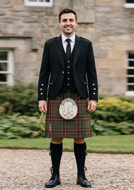 Traditional_Graham_of_Menteith_tartan_Kilt_and_Argyle_Jacket_Kilt_Outfit_front_image