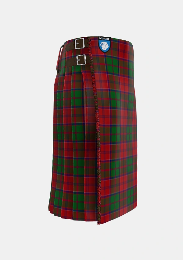 Traditional_Grant_1819_1_Tartan_1384_kilt_right_image_with_pleated_design_and_adjustable_buckles_for_men