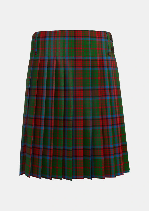 Traditional_Grant_of_Monymusk_Tartan_1497_kilt_back_image_with_pleated_design_and_adjustable_buckles_for_men