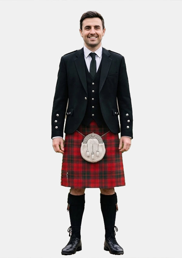 Traditional_Grant_tartan_1384_Kilt_and_Argyle_Jacket_Kilt_Outfits_front_image