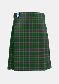 Traditional_Gray_Hunting_Tartan_1079_kilt_front_image_with_pleated_design_and_adjustable_buckles_for_men