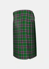 Traditional_Gray_Hunting_Tartan_1079_kilt_left_image_with_pleated_design_and_adjustable_buckles_for_men