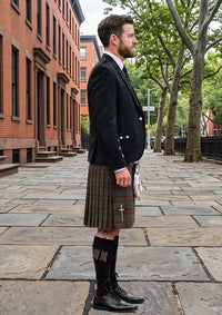 Traditional_Gray_Tartan_2148_Kilt_and_Argyle_Jacket_Kilt_Outfit_right_image