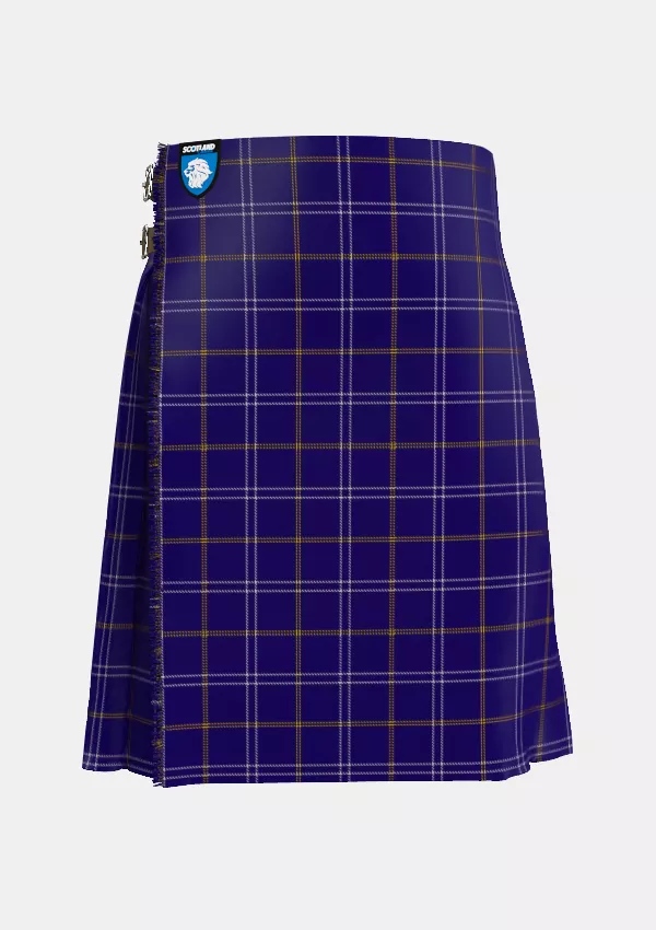 Traditional_Greenock_Morton_Football_Club_Tartan_7467_kilt_front_image_with_pleated_design_and_adjustable_buckles_for_men