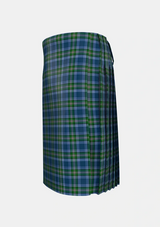 Traditional_Greenshields_Personal_Tartan_6578_kilt_left_image_with_pleated_design_and_adjustable_buckles_for_men