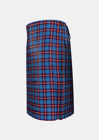 Traditional_Greer_Tartan_5117_kilt_left_image_with_pleated_design_and_adjustable_buckles_for_men