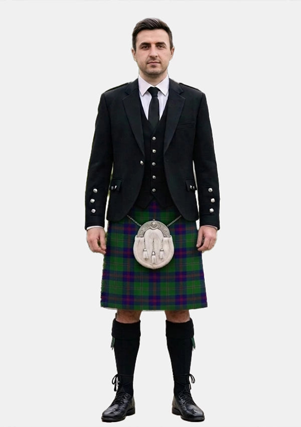 Traditional_Gretna_Green_Tartan_5119_Kilt_and_Argyle_Jacket_Kilt_Outfits_front_image