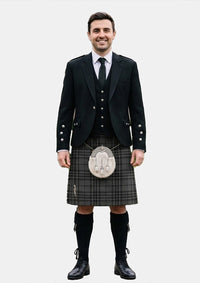 Traditional_Grey_Spirit_tartan_6594_Kilt_and_Argyle_Jacket_Kilt_Outfits_front_image