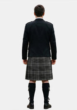 Traditional_Grey_Watch_Tartan_Kilt_and_Argyle_Jacket_Kilt_Outfits_back_image