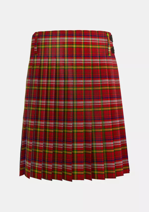 Traditional_Griffiths_John_Tartan_12980_kilt_back_image_with_pleated_design_and_adjustable_buckles_for_men
