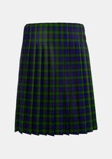 Traditional_Gunn_2_Tartan_708_kilt_back_image_with_pleated_design_and_adjustable_buckles_for_men
