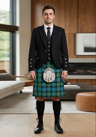 Traditional_Gunn_Tartan_Kilt_and_Argyle_Jacket_Kilt_Outfit_front_image
