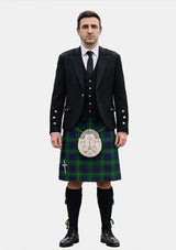 Traditional_Hamilton_Green_Hunting_Tartan_139_Kilt_and_Argyle_Jacket_Kilt_Outfits_front_image