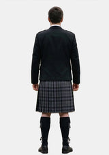 Traditional_Hamilton_Grey_Tartan_Kilt_and_Argyle_Jacket_Kilt_Outfits_back_image