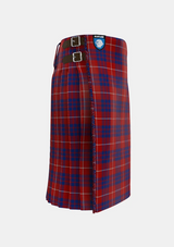 Traditional_Hamilton_Tartan_kilt_right_image_with_pleated_design_and_adjustable_buckles_for_men