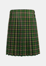 Traditional_Hamilton_of_Brandon_Tartan_5141_kilt_back_image_with_pleated_design_and_adjustable_buckles_for_men