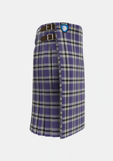 Traditional_Hanna_Bible_Personal_Tartan_619_kilt_right_image_with_pleated_design_and_adjustable_buckles_for_men