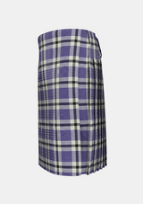 Traditional_Hanna_Tartan_kilt_619_left_image_with_pleated_design_and_adjustable_buckles_for_men