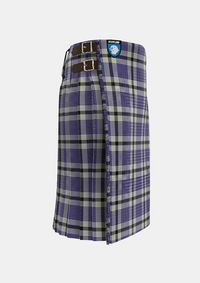 Traditional_Hanna_Tartan_kilt_619_right_image_with_pleated_design_and_adjustable_buckles_for_men