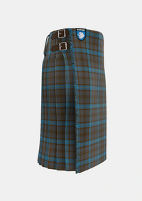 Traditional_Hanna_of_Leith_yellow_line_Tartan_5144_kilt_right_image_with_pleated_design_and_adjustable_buckles_for_men