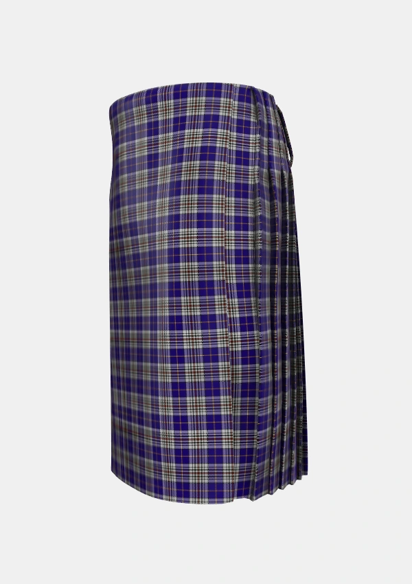 Traditional_Hanna_of_Stirlingshire_Tartan_5150_kilt_left_image_with_pleated_design_and_adjustable_buckles_for_men