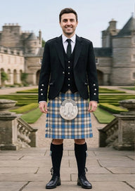 Traditional_Hannay_Tartan_1255_Kilt_and_Argyle_Jacket_Kilt_Outfit_front_image