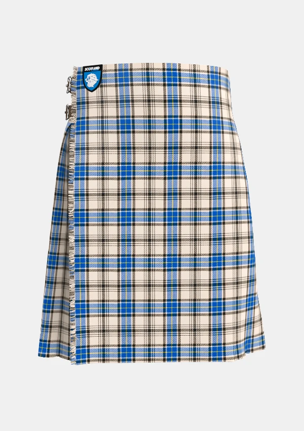 Traditional_Hannay_Tartan_kilt_front_image_with_pleated_design_and_adjustable_buckles_for_men