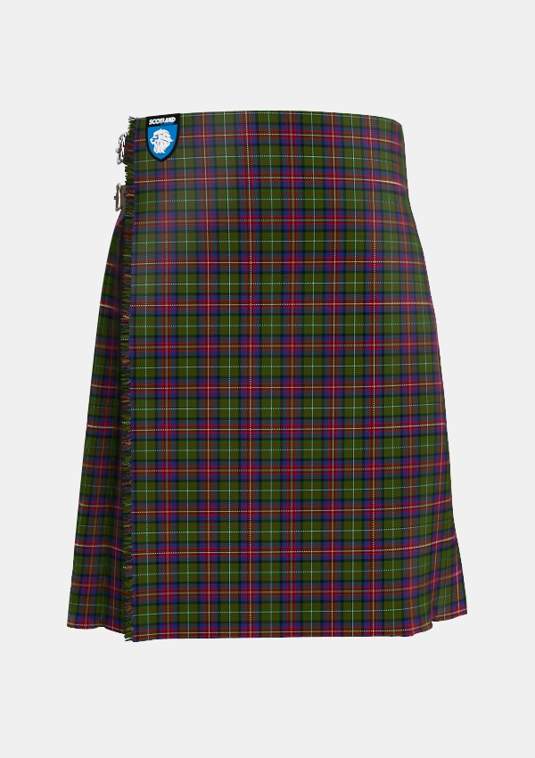 Traditional_Hargis_Tartan_3844_kilt_front_image_with_pleated_design_and_adjustable_buckles_for_men