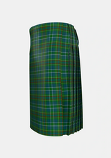 Traditional_Harkness_Hunting_Tartan_5710_kilt_left_image_with_pleated_design_and_adjustable_buckles_for_men