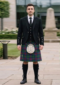 Traditional_Hart_of_Scotland_Tartan_Kilt_and_Argyle_Jacket_Kilt_Outfit_front_image