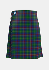 Traditional_Hart_of_Scotland_Tartan_kilt_4093_front_image_with_pleated_design_and_adjustable_buckles_for_men