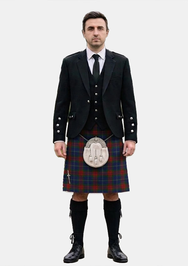 Traditional_Harvey_Tartan_6848_Kilt_and_Argyle_Jacket_Kilt_Outfits_front_image