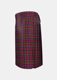 Traditional_Haughdale_Tartan_5162_kilt_left_image_with_pleated_design_and_adjustable_buckles_for_men
