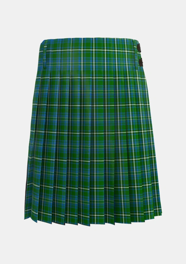Traditional_Hay_Hunting_Tartan_2712_kilt_back_image_with_pleated_design_and_adjustable_buckles_for_men