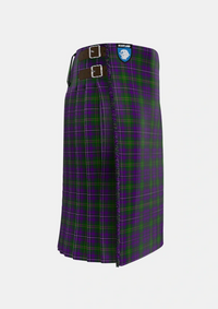 Traditional_Hay_of_Megginch_Tartan_13994_kilt_right_image_with_pleated_design_and_adjustable_buckles_for_men
