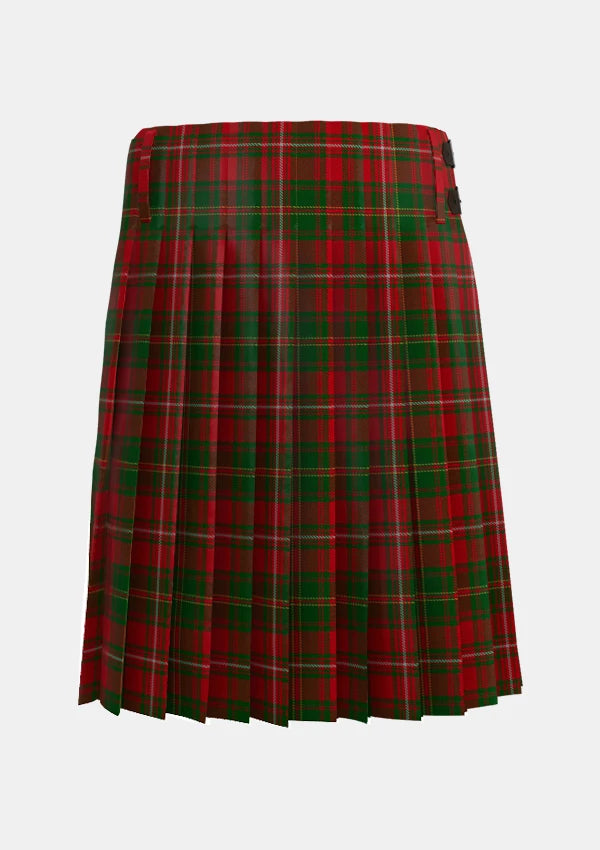 Traditional_Hayes_Tartan_kilt_5168_back_image_with_pleated_design_and_adjustable_buckles_for_men