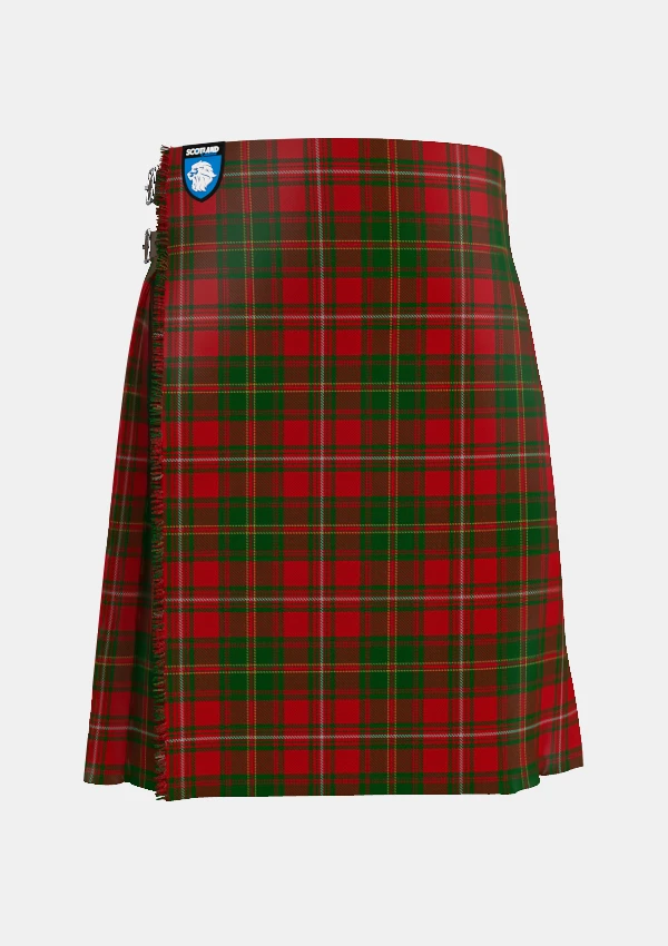 Traditional_Hayes_Tartan_kilt_5168_front_image_with_pleated_design_and_adjustable_buckles_for_men
